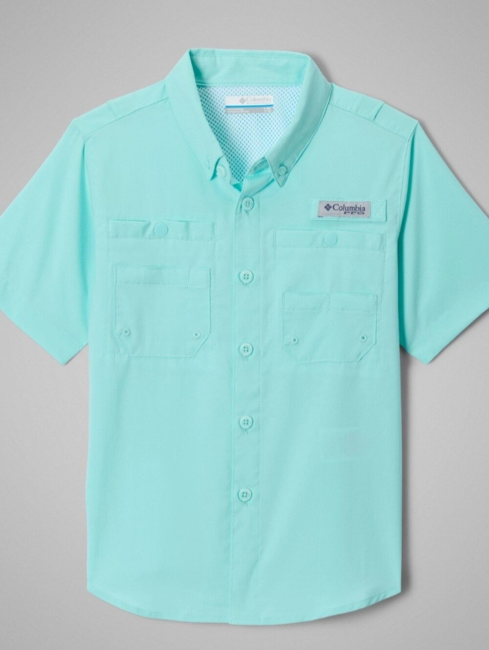 Boys’ Columbia  PFG Tamiami Short Sleeve Shirt Sz 10/12